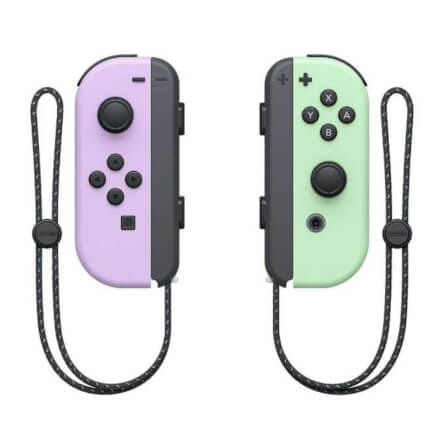  จอยเกมไร้สาย Nintendo Switch Joy Controller สีม่วง/เขียว พาสเทล_2